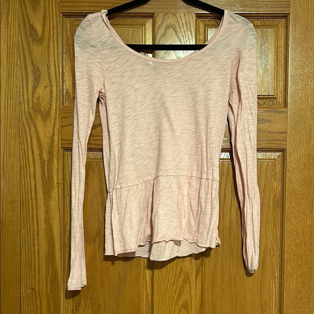 Pink Long Sleeve Women's Top